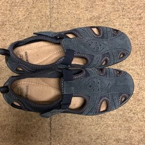 Earth Origins Reza Boho Sandals Navy Blue Sz 8.5M